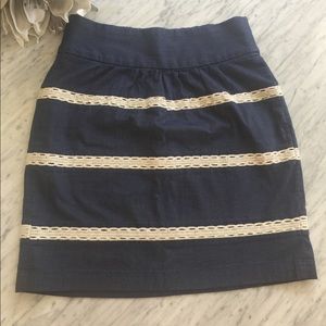 Banana Republic Cotton Skirt. 0